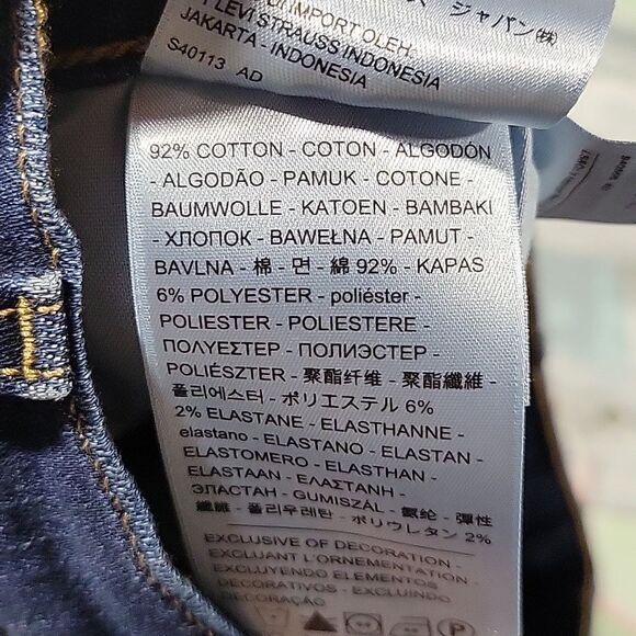 Levi's High-Rise Jean Shorts NWT sz 28 - Picture 4 of 4